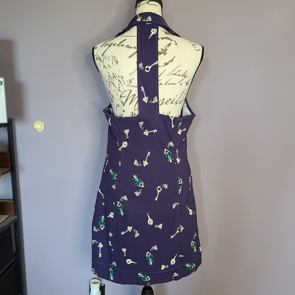 Anthropologie Maeve Bow And Key Mini Halter Dress - Picture 6 of 12